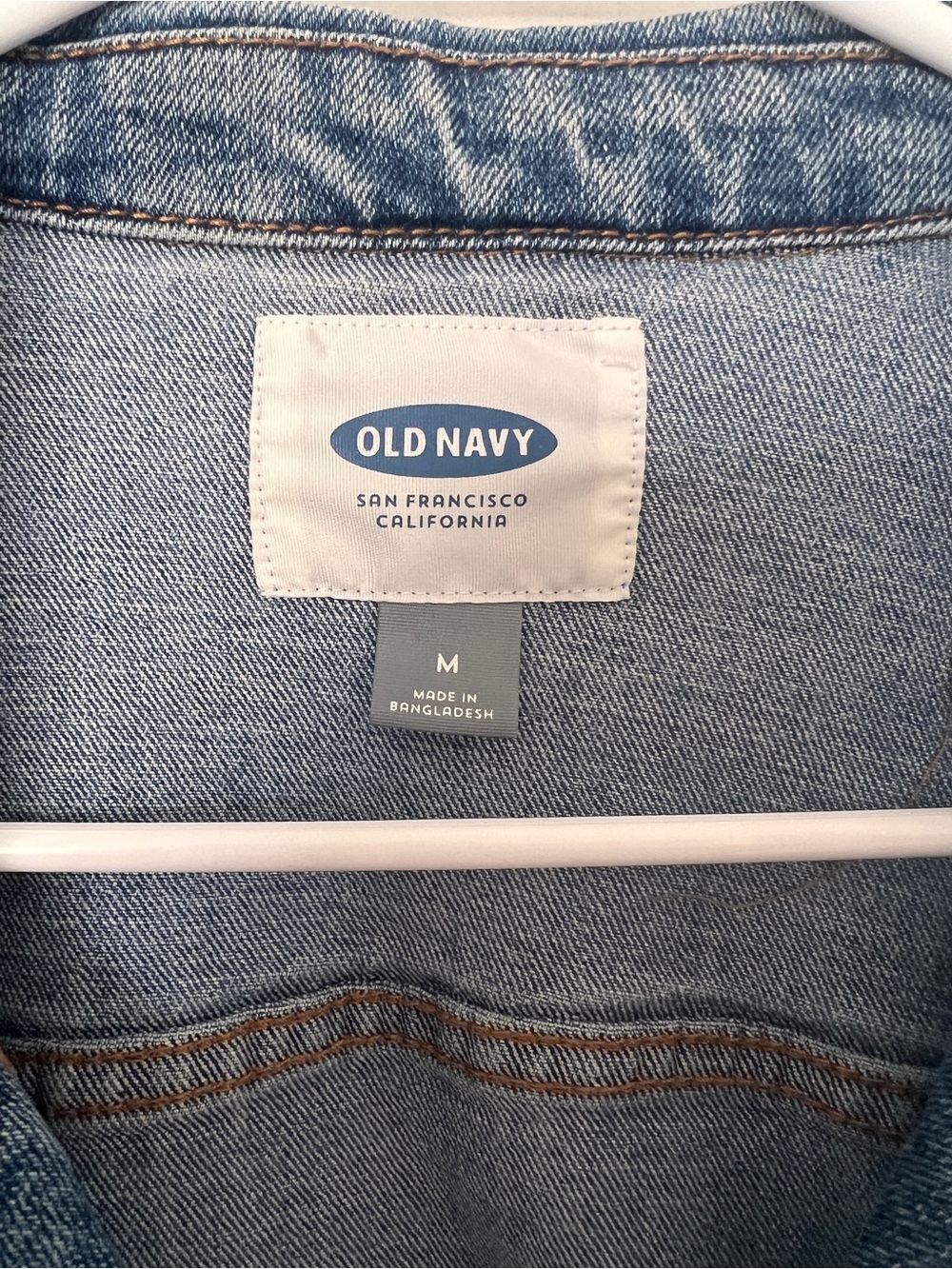 Old Navy Light Wash Denim Trucker Jacket - Picture 3 of 3